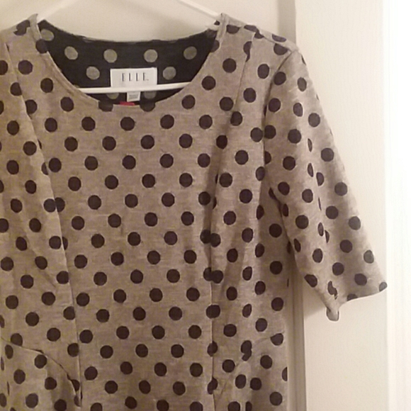 Elle Polka Dot Sweater Dress - Picture 2 of 8